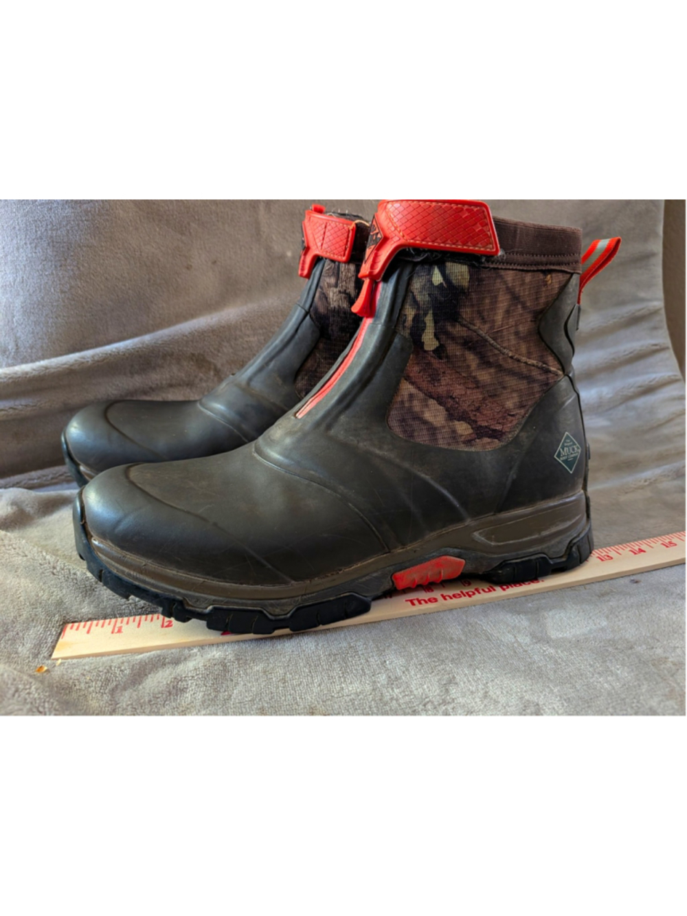 Muck Apex Mid Zip Men's 13 Mossy Oak Camo Waterproof Hunting Boots AXMZMOC